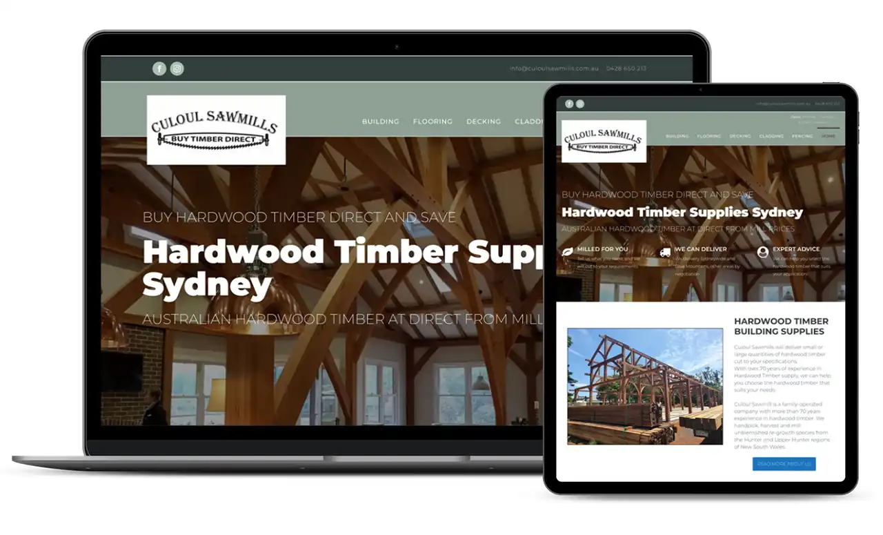 Culoul Sawmills Website